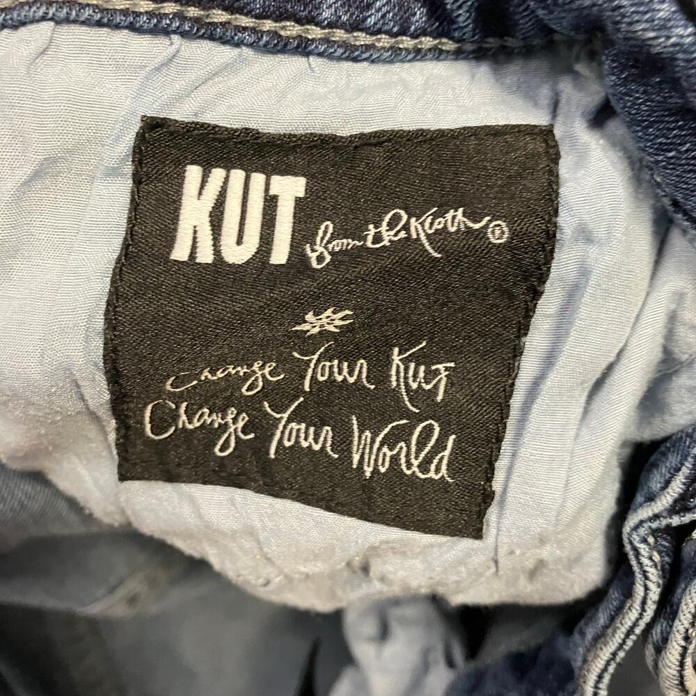 Kut from the Kloth Womens Blue Denim Catherine Boyfriend Shorts Size 12 - Picture 4 of 7